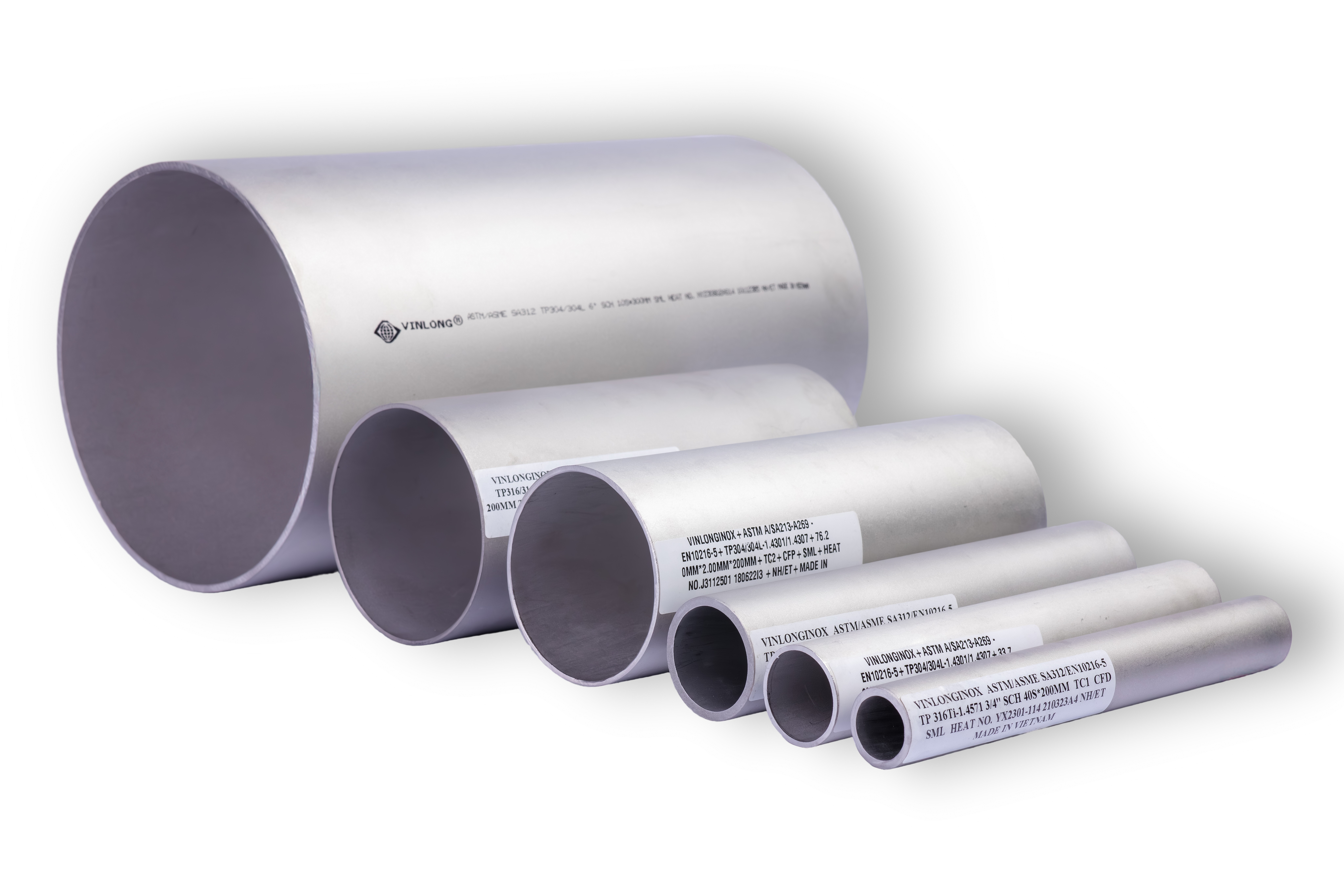 ASTM A312/A778 Stainless Steel Pipe  (13.72mm - 323.90mm), Inch (1/4'' - 12'')