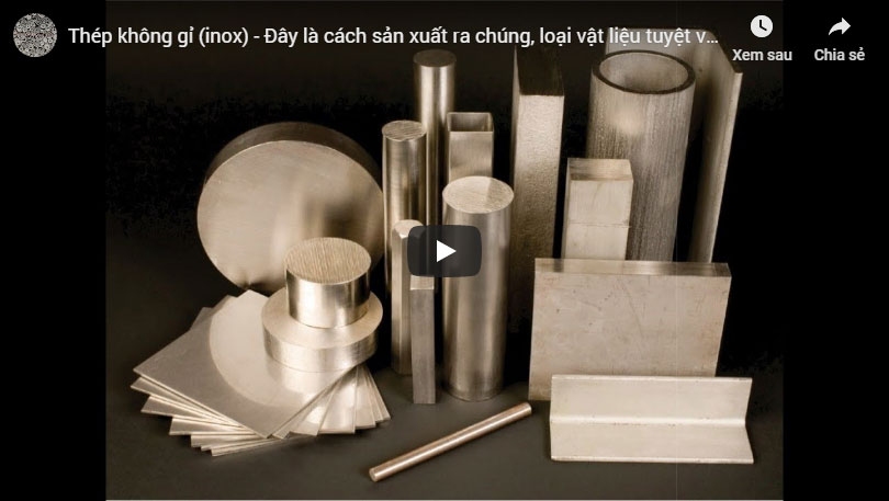 Stainless steel - This is how they are made, this wonderful material.